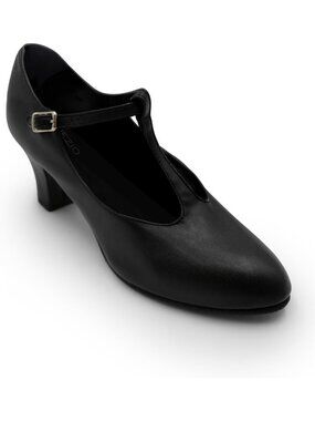 Stylish Women's T-Strap Dance Shoes - Comfortable Jr. Footlight Design
